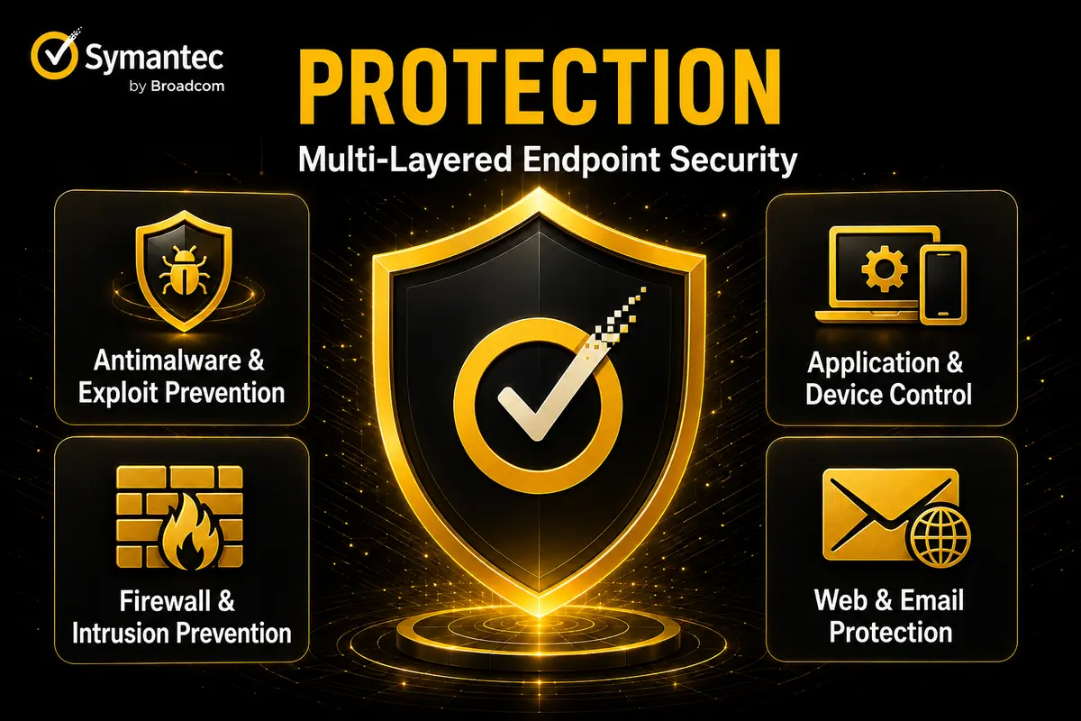 لایه‌های حفاظتی Symantec Endpoint Protection