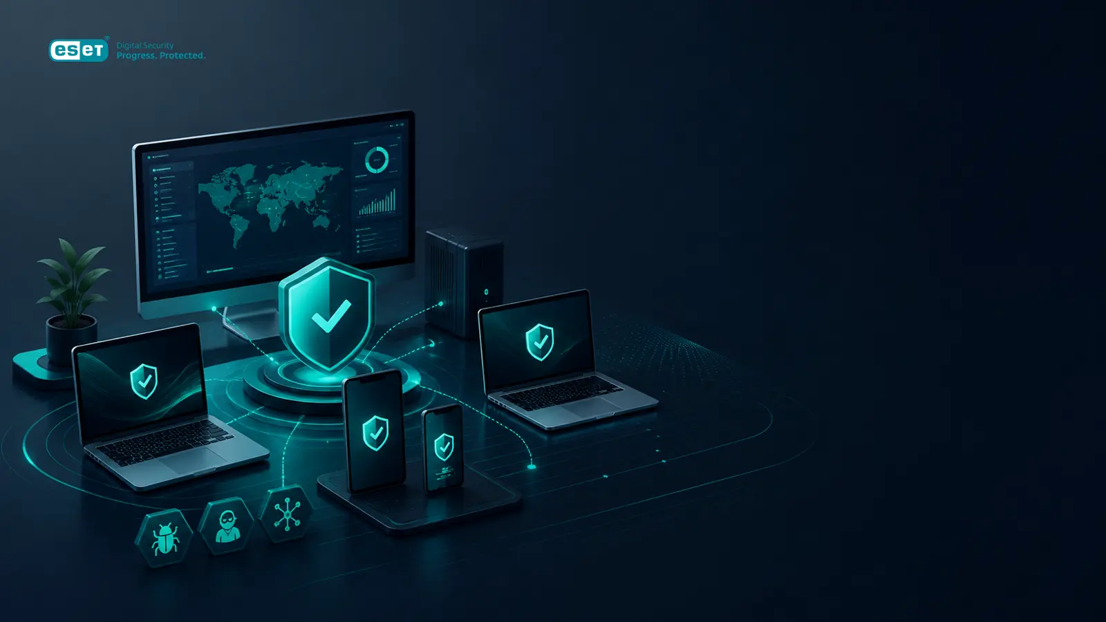 محافظت متمرکز ESET Endpoint Security برای رایانه‌ها، لپ‌تاپ‌ها و دستگاه‌های سازمانی