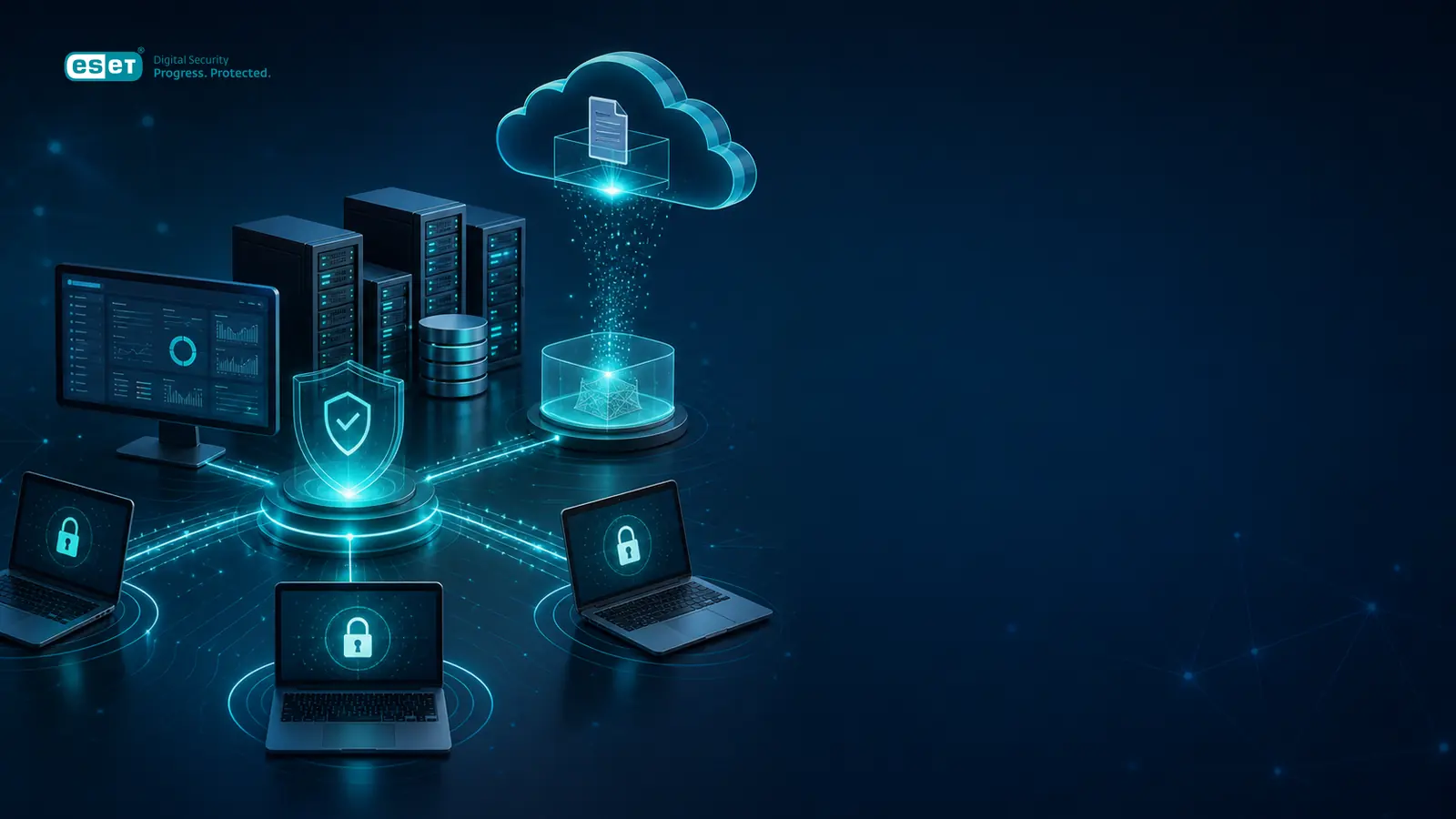 حفاظت ESET PROTECT Advanced با Cloud Sandbox و Full Disk Encryption