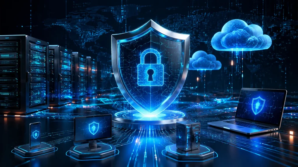 نمای عمومی معماری امنیت سازمانی برای Server و Workloadهای حیاتی
