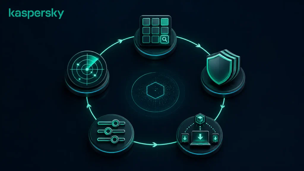 چرخه ارزیابی و استقرار کنترل‌شده راهکار Kaspersky در کسب‌وکار کوچک