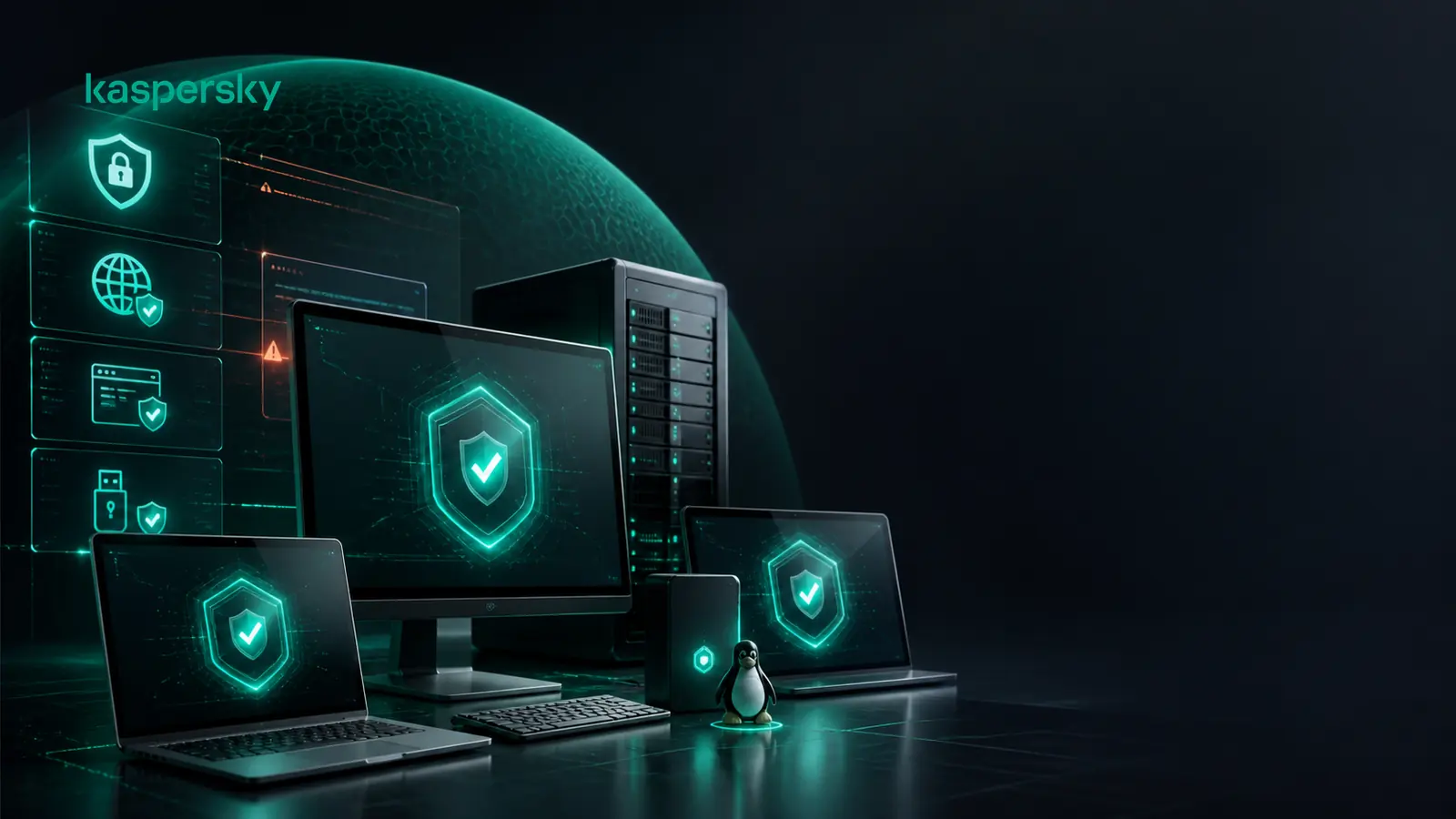 حفاظت Kaspersky Endpoint Security for Business برای رایانه‌ها، لپ‌تاپ‌ها و Serverهای سازمانی