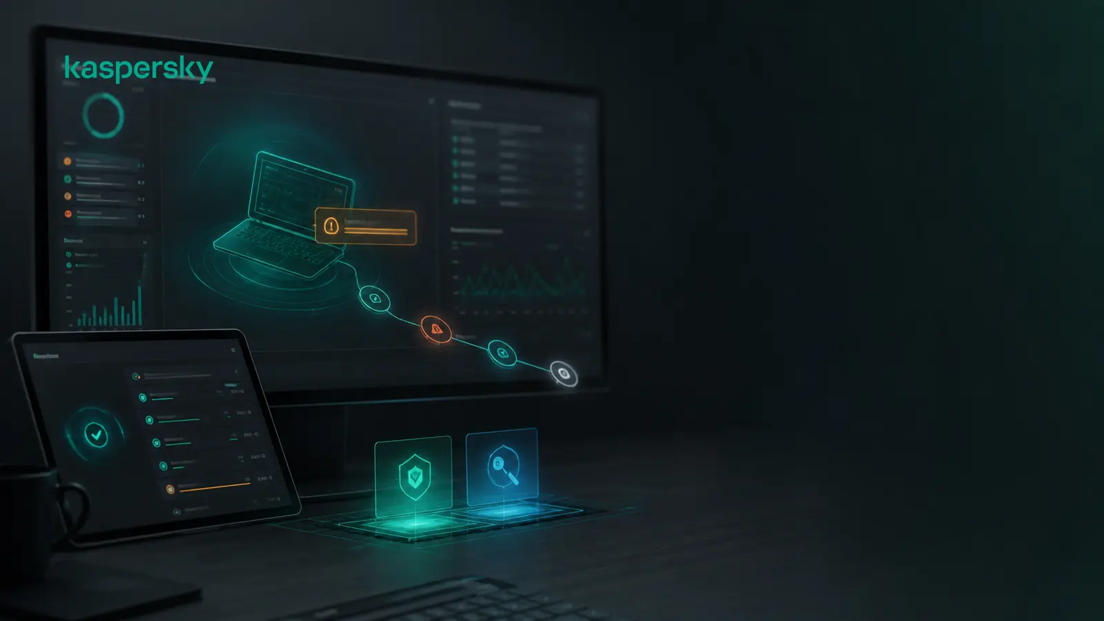 تحلیل و پاسخ هدایت‌شده Kaspersky Next EDR Optimum برای تیم امنیتی کوچک